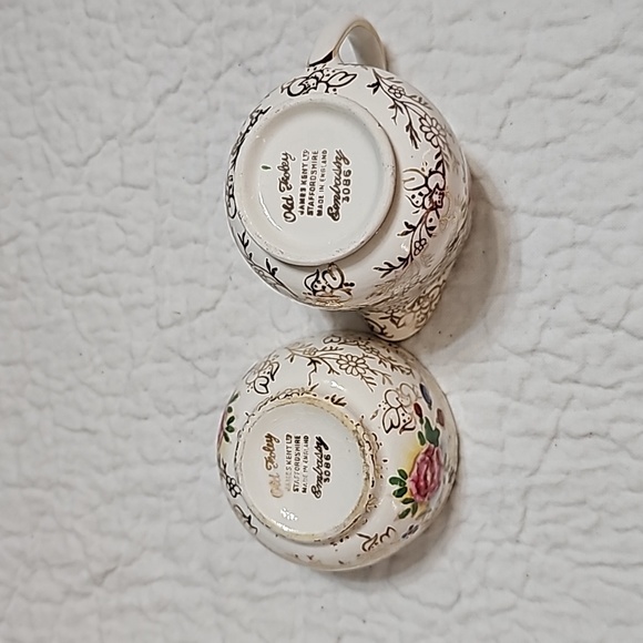 Old Foley Bone China Cup & Creamer Embassy # 3086 - Picture 3 of 4